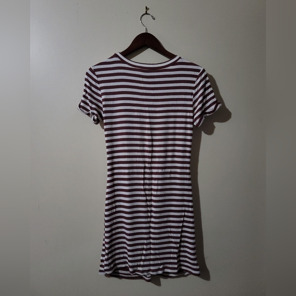 Striped Rib Cut Dress - Picture 3 of 3